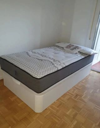 Canapé cama individual blanco