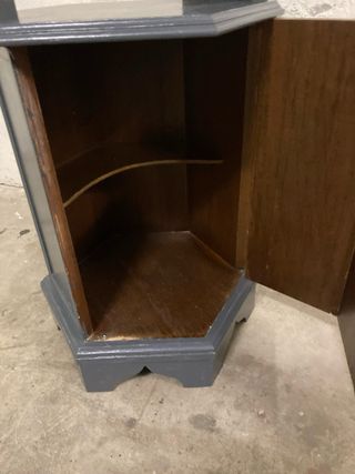 Mobiletto esagonale grigio