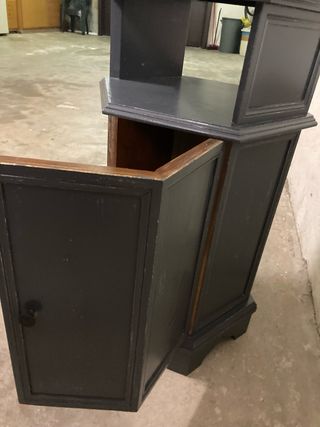 Mobiletto esagonale grigio