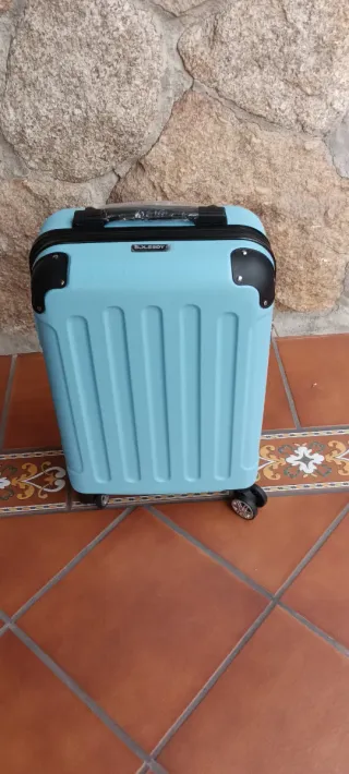 Maleta Cabina Azul Claro 55x35x20 Nueva