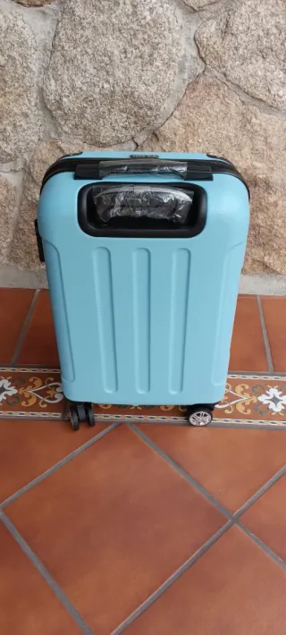 Maleta Cabina Azul Claro 55x35x20 Nueva