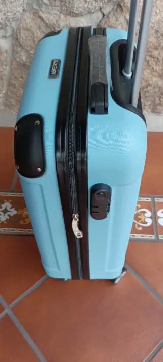 Maleta Cabina Azul Claro 55x35x20 Nueva