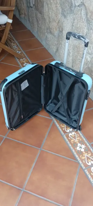 Maleta Cabina Azul Claro 55x35x20 Nueva