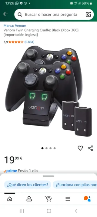 Base de Carga Venom Xbox 360