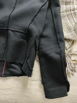 Chaqueta militar Zara negra