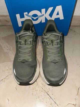 Zapatillas Hoka Bondi 9 running Caqui