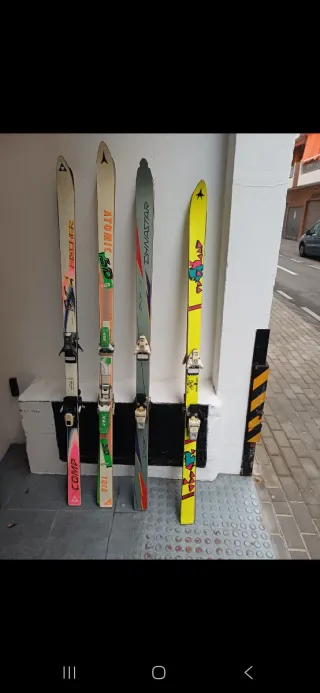 Esquís Rossignol, Fischer, Atomic, Dynastar