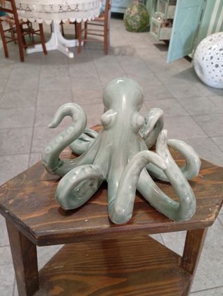 Set 4 polpi in ceramica