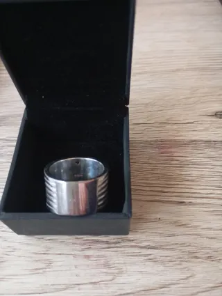 Anillo Oro y Plata con Diamantes