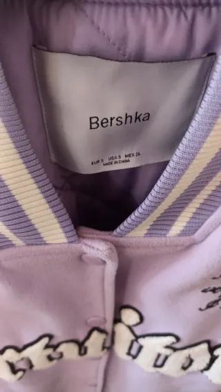 Bomber Bershka Viola Taglia M