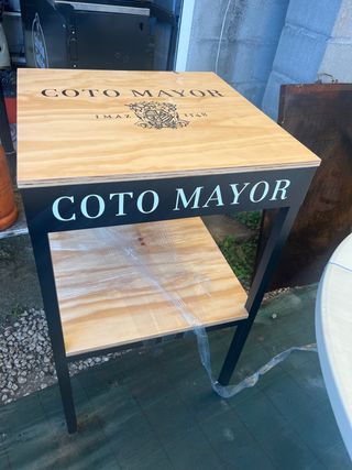 Mesa Coto Mayor Madera y Metal