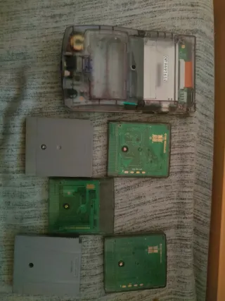 Game Boy Color Transparente + 5 Juegos