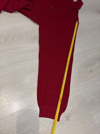 Chaqueta Burberry Vintage roja burdeos con botones