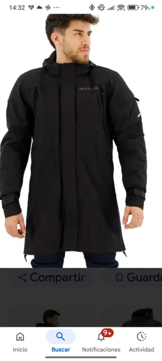 Chaqueta Alpinestars Longford XXL Negra