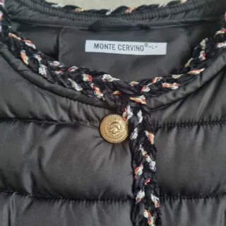 Giacca donna nera trapuntata Monte Cervino