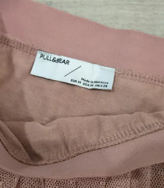 Falda de tul rosa. Talla M.