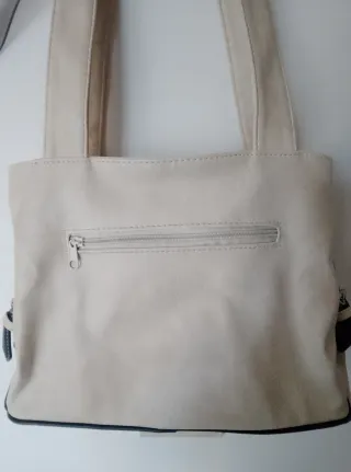 Borsa Asmara pelle beige e marrone