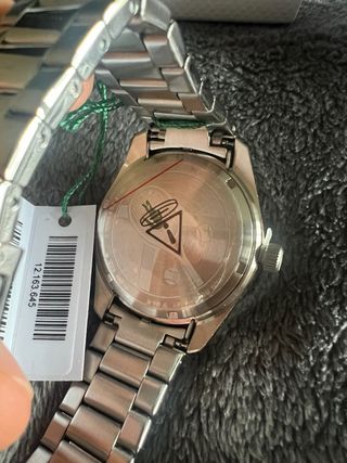 Reloj Lacoste Azul y Plateado Nuevo