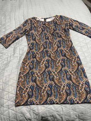 Vestido estampado paisley