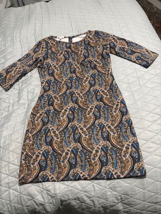 Vestido estampado paisley