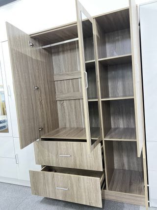 ENVIO GRATIS!! Armario puertas con cajones madera