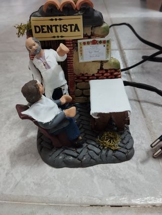 Presepe movimento pastore dentista