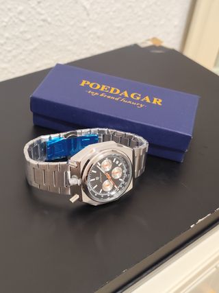 Reloj Poedagar Cronógrafo Acero Inoxidable