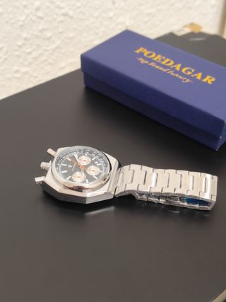 Reloj Poedagar Cronógrafo Acero Inoxidable