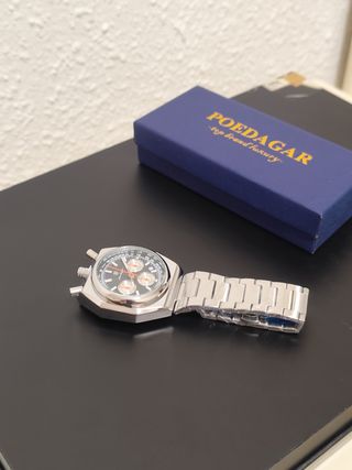 Reloj Poedagar Cronógrafo Acero Inoxidable