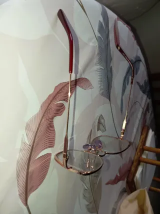 Gafas luz azul Mö sin graduar, color cobre/burdeos