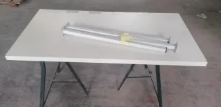 Mesa escritorio madera blanca