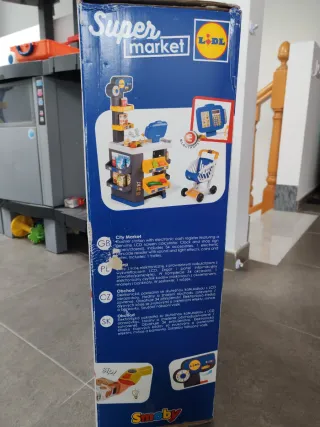Supermercado Juguete Lidl con Carrito y Caja