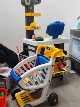 Supermercado Juguete Lidl con Carrito y Caja