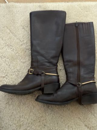 Stivali al ginocchio marroni