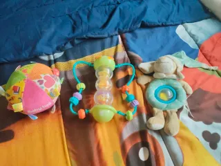 Lote 3 sonajeros bebé