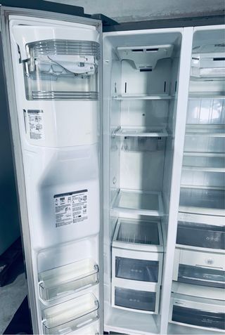 93.Frigorifico Americano Lg inox Con Dispensador!