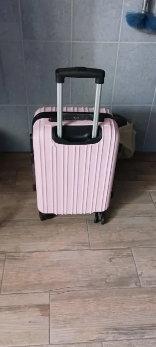 Maleta Cabina Rosa Claro 55x35x20 Nueva