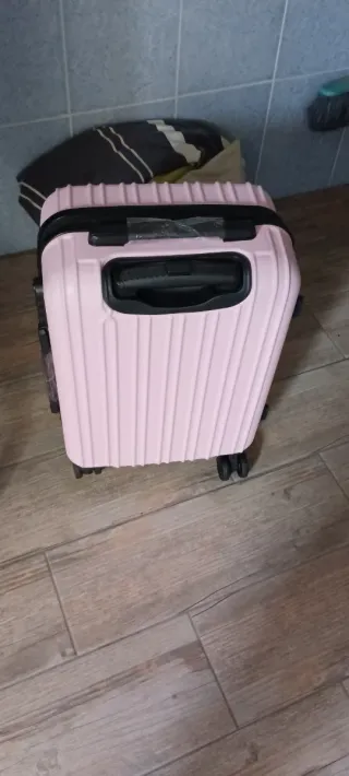 Maleta Cabina Rosa Claro 55x35x20 Nueva