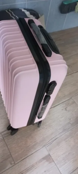 Maleta Cabina Rosa Claro 55x35x20 Nueva