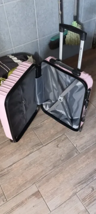 Maleta Cabina Rosa Claro 55x35x20 Nueva