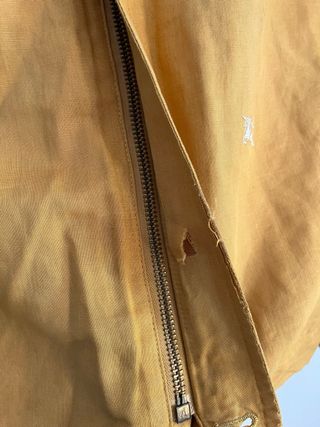 Chaqueta Harrington Burberry Mostaza Talla XL