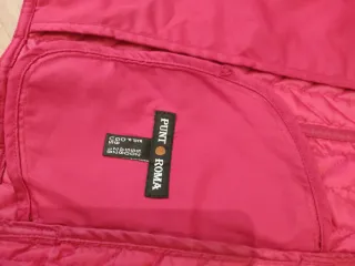 Chaleco acolchado rojo talla 52