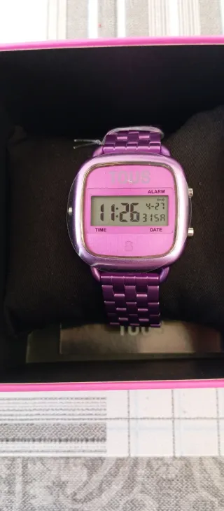 Reloj Tous Digital Mujer Morado