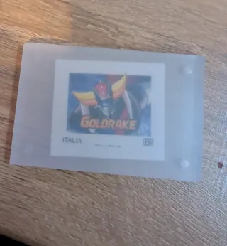 Francobollo Italia Goldrake Goldorak con cornice