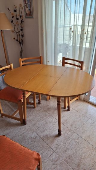 Mesadecomedorextensibledemadera