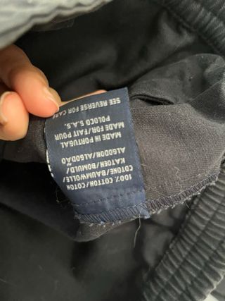 Chaqueta Harrington Ralph Lauren XL Negra