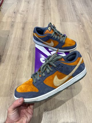 Nike SB Dunk Low Azul/Naranja Talla 45.5