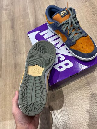 Nike SB Dunk Low Azul/Naranja Talla 45.5