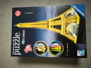 Puzzle 3D Ravensburger Torre Eiffel Night Edition