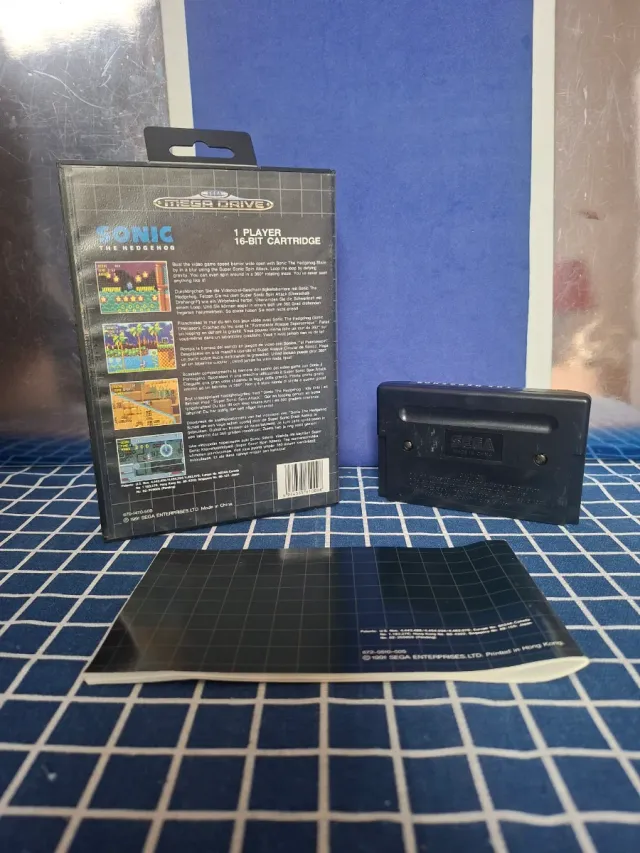 MEGADRIVE ORIGINAL SONIC 1 COMPLETO